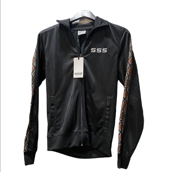 SSS World Corp Black Snake Track Jacket Small NEW NWT - Picture 5 of 5